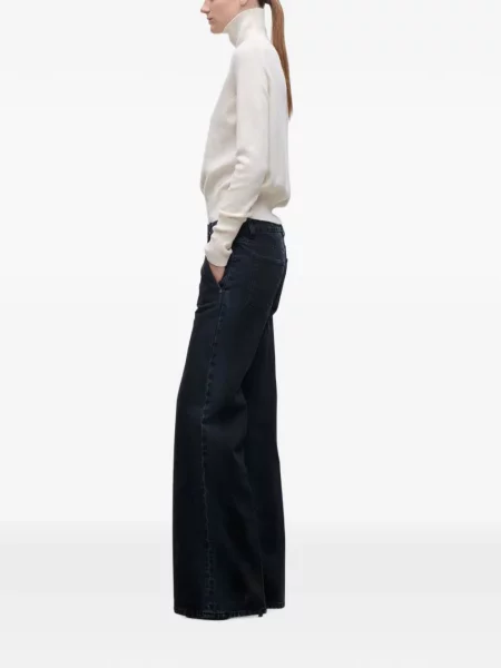 Blugi cu picior larg Victoria Beckham albastru