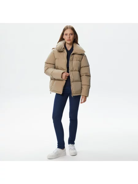 Lacoste Kurtka Lacoste beżowa