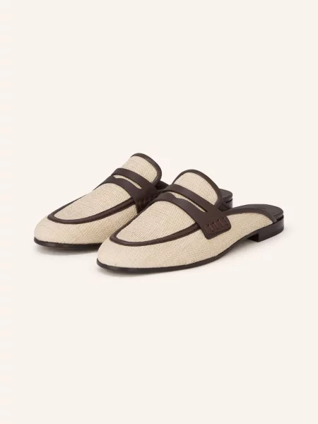Brunello Cucinelli Mules světle / tmavě hnědá