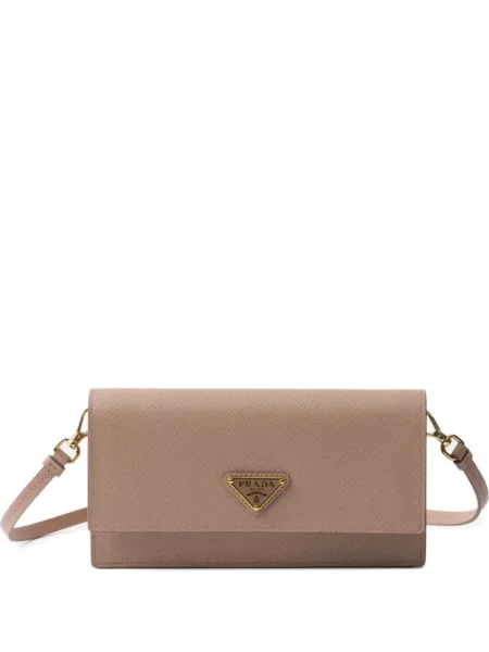 Geantă messenger Prada roz