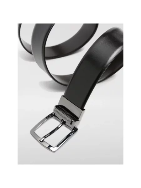 Pasek Emporio Armani czarny