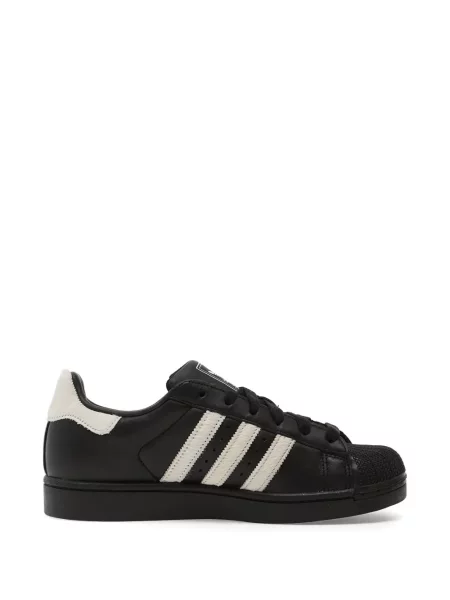 Tricou Adidas din fleece cu dungi scurt albastru