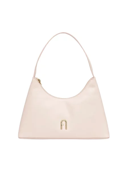 Furla torebka skórzana różowy