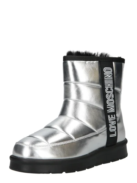 Členkové topánky Love Moschino čierna