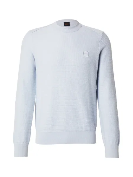 BOSS Pulover Anion deschis gri