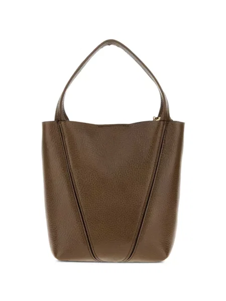 Geantă shopper Chloé din piele maro
