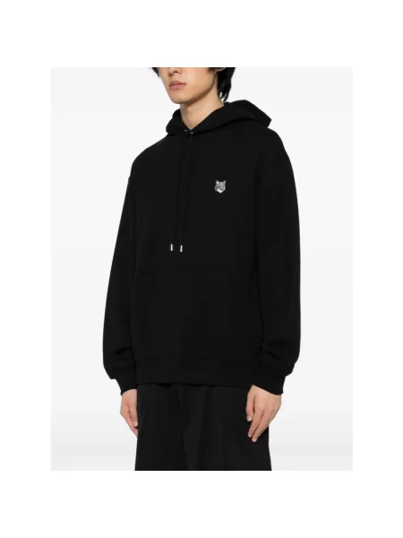 Bluza z kapturem Maison Kitsune czarna