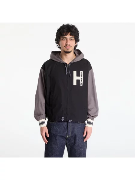 Яке с качулка Human Made с качулка черно