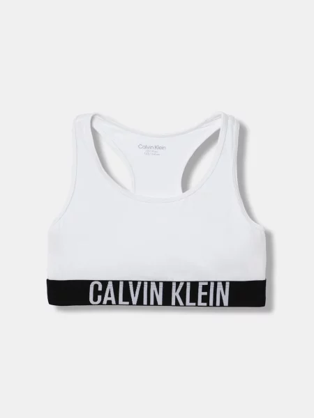 Calvin Klein Underwear podprsenka detská s elastanom biela