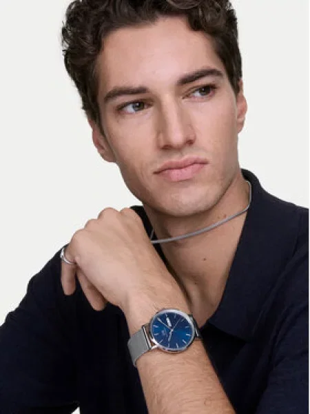 Daniel Wellington Hodinky Classic Day Display 40 stříbrná