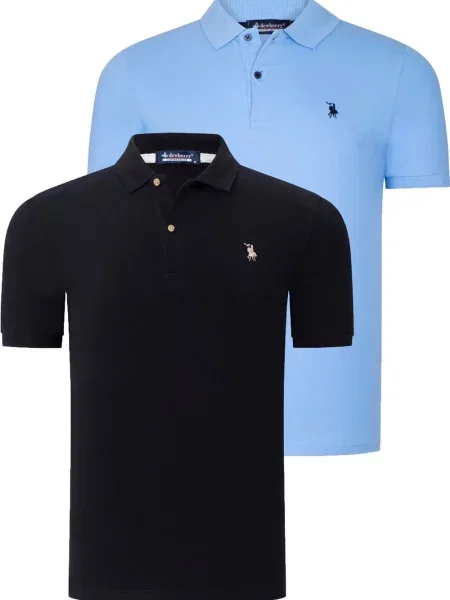 Tricou polo Dewberry negru
