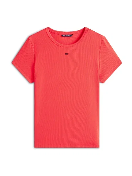 Tommy Jeans Tricou ESSENTIAL' roșu