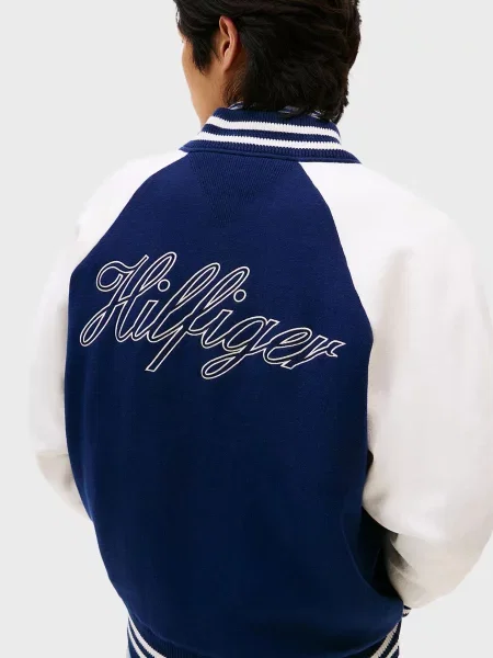 Трикотажний бомбер Tommy Hilfiger синій