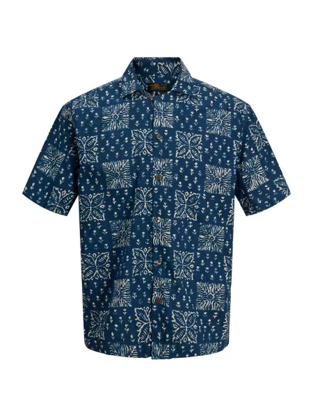 JACK & JONES Cămașă JPRBLULYON albastru / murdar alb