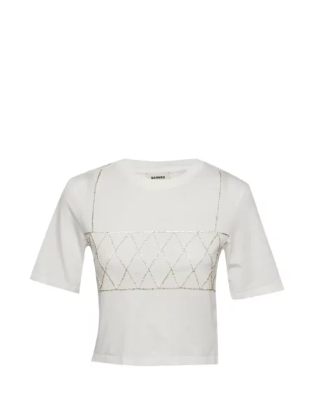 Tricou Sandro alb