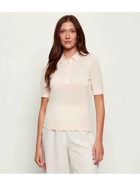 BOSS BLACK De lână polo Fidenka negru