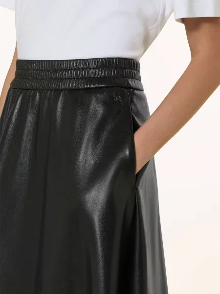 Raffaello Rossi Spódnica Smea Z Imitacji Skóry schwarz czarna