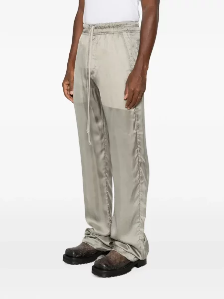 Pantaloni Rick Owens cu cordon gri