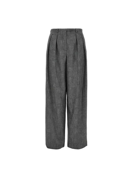 Spodnie Emporio Armani szare