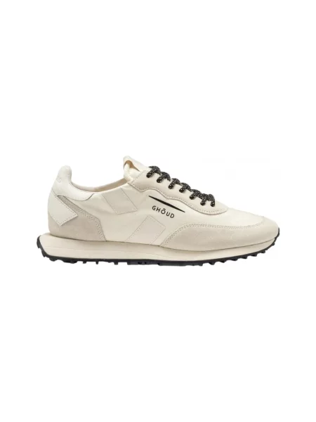 Sneakersy Ghoud zamszowe białe