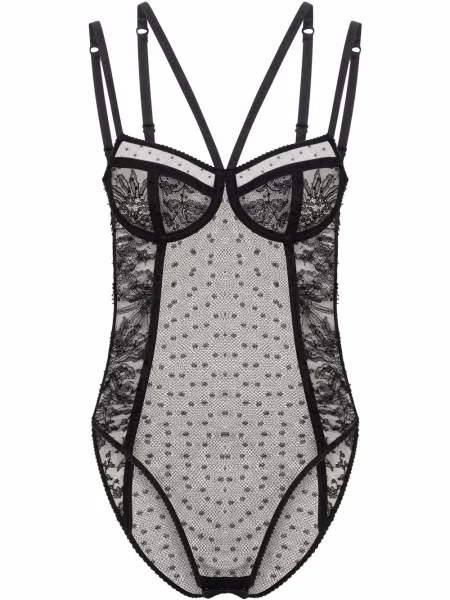 Body Dolce & Gabbana din tul negru