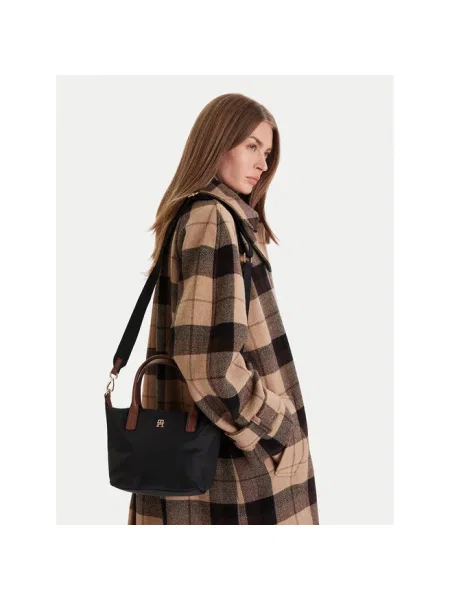 Tommy Hilfiger torba na ramię Kobiety Sztuczne włókno jednolity ONE SIZE czarny