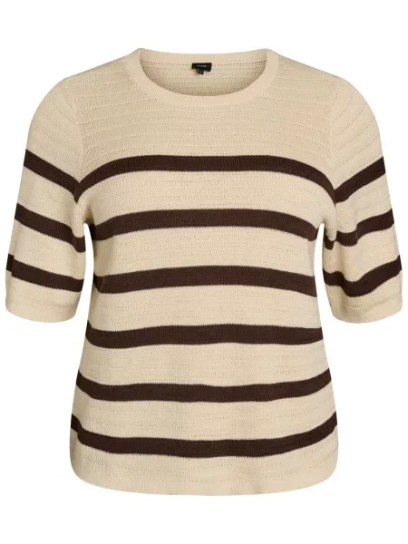 Zizzi Pulover MELSA bej negru