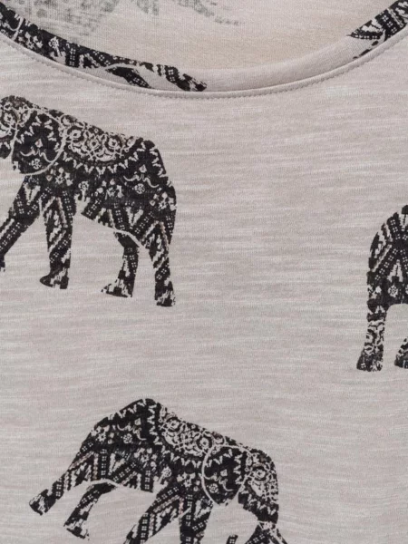 LASCANA Tricou grej negru