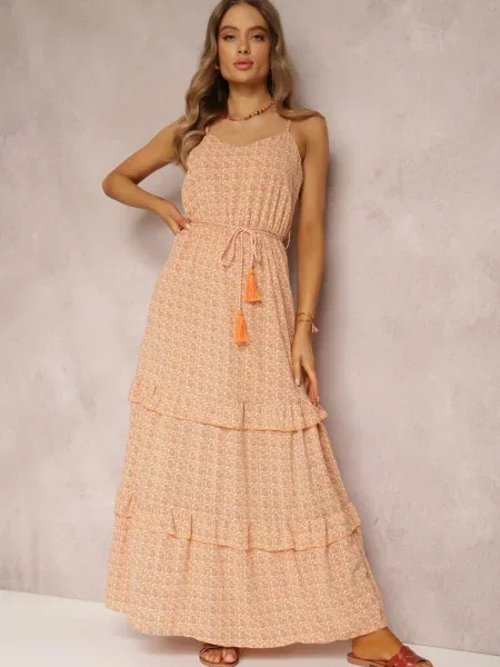 Rochie Ailbhe portocalie