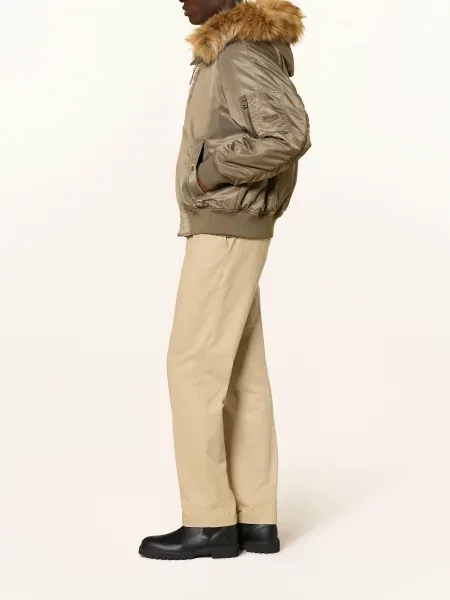 Kurtka funkcyjna o kroju comfort fit w stylu bomberki model Hugo khaki