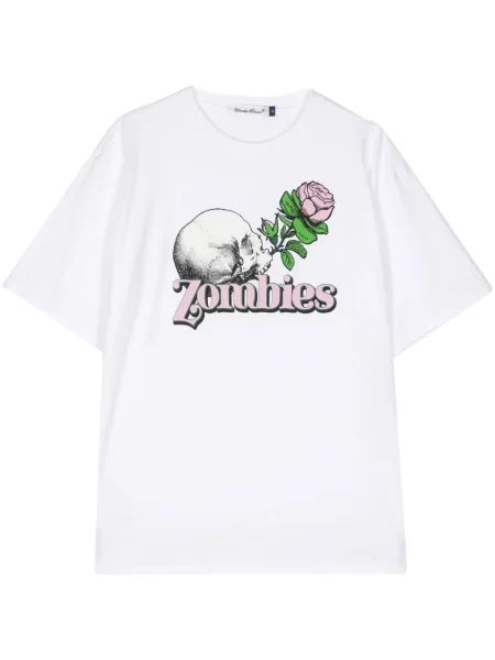 Tricou Undercover cu imagine alb