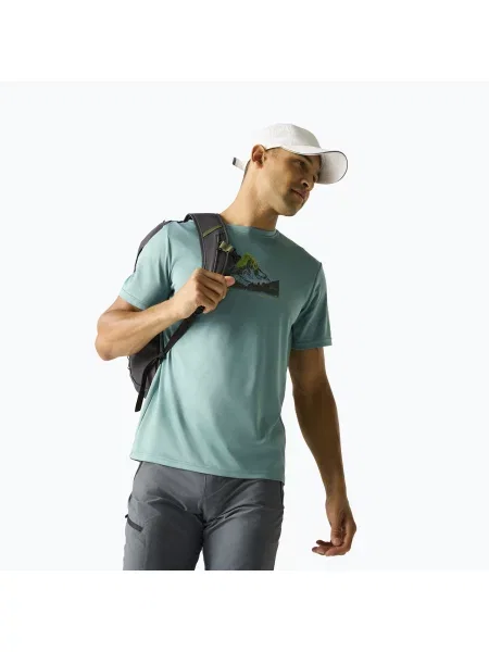 Мъжка тениска за трекинг REGATTA Fingal arctic синьо