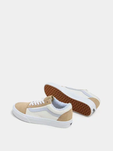 Кеди низькі Vans Old Skool замша/текстиль бежевий