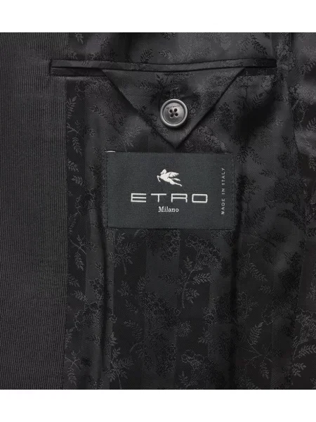 Sacou Etro cu model paisley din jacard