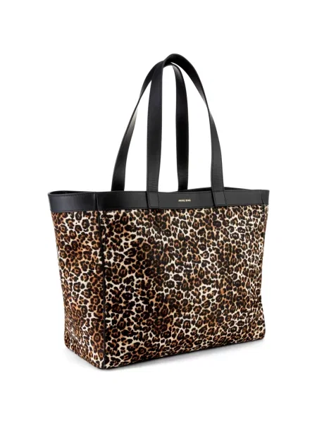 Шопинг чанта Anine Bing с принт с леопардов принт