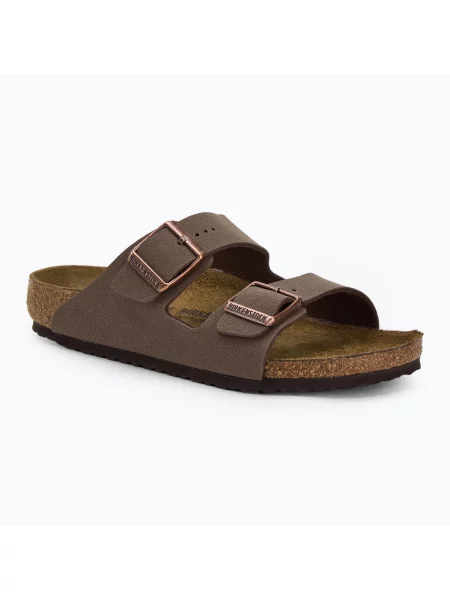 Klapki BIRKENSTOCK Arizona BFBC Regular mocha brązowe