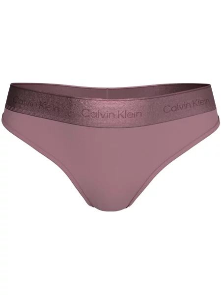 Chiloți tanga Calvin Klein Jeans violet
