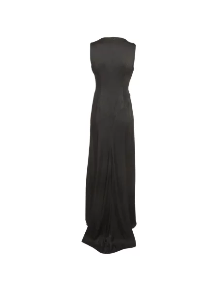 Rochie maxi Moschino Cheap & Chic drapată negru