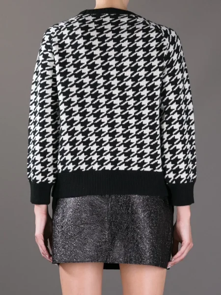 Pulover Golden Goose cu imagine negru