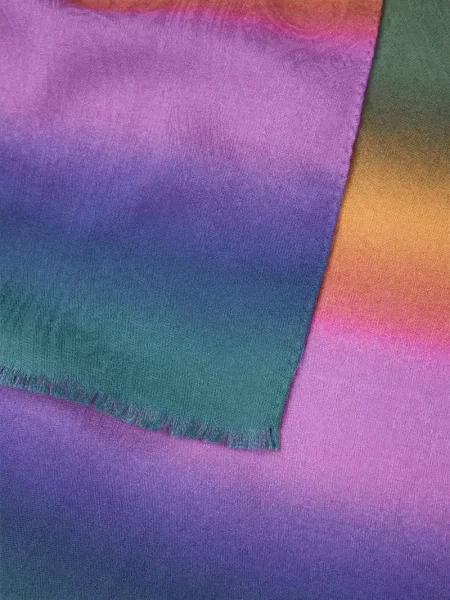 Fular Etro cu gradient verde