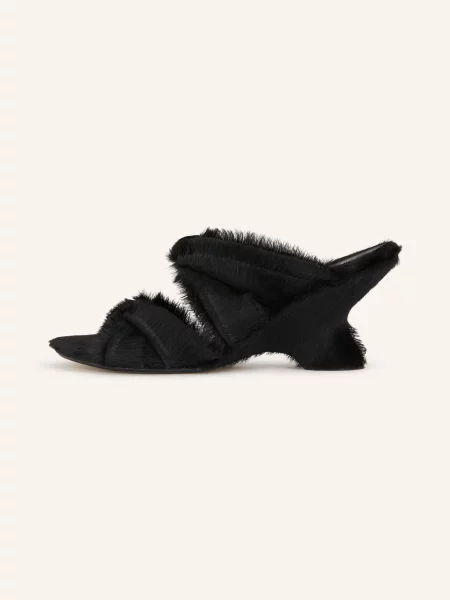Dries Van Noten Mules černá
