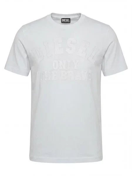 DIESEL Tricou T-JUST alb