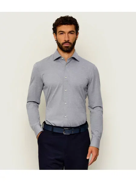 BOSS BLACK Cămașă | stretch negru