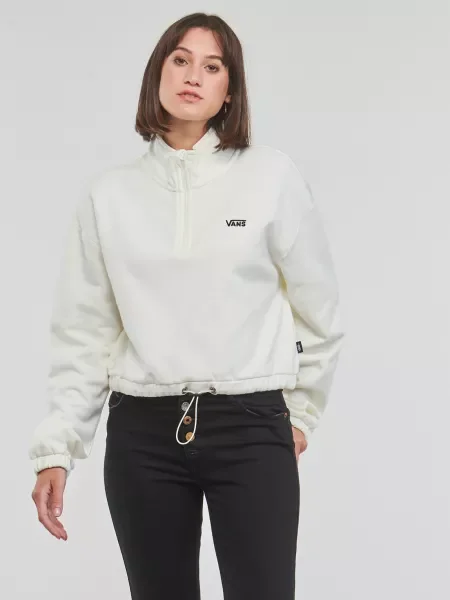 Fleecová fleecová mikina Vans na polovičný zips