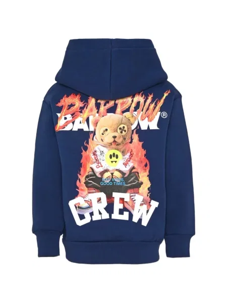 Bluza z kapturem dziecięca Barrow niebieska