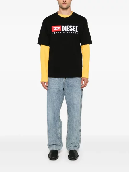 Marškinėliai Diesel juoda