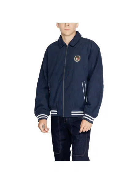 Geacă de blugi Tommy Hilfiger albastru