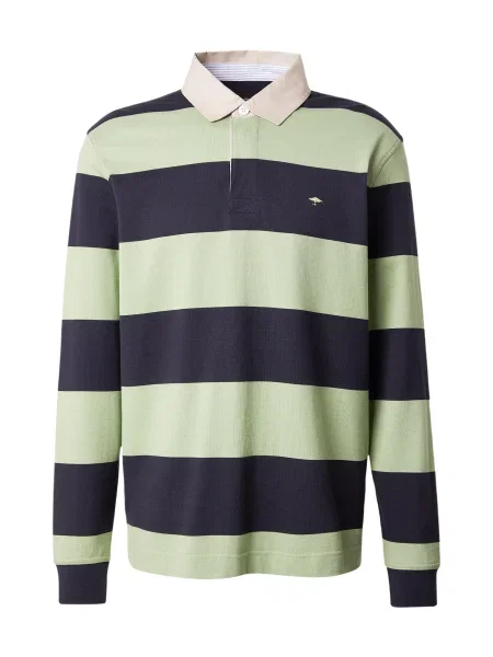 FYNCH-HATTON Majica ecru/prljavo / tamno plava / svijetlozelena bijela