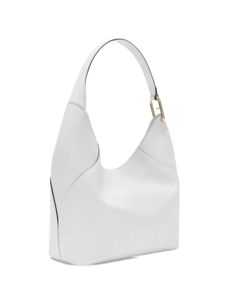 Geanta de piele Furla din piele alb