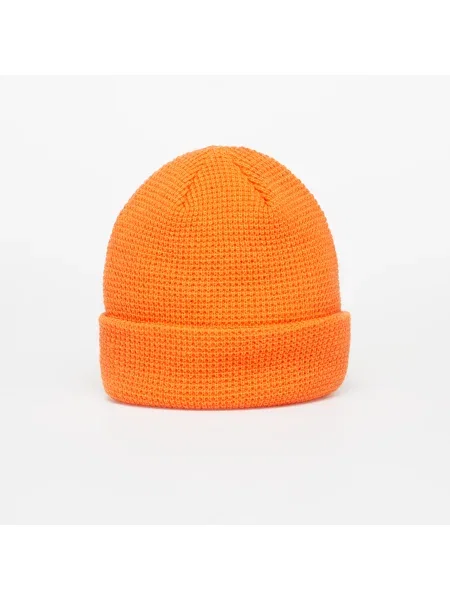 Шапка Ellesse от плътен трикотаж оранжево